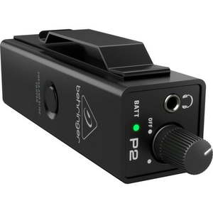 lot 41357 image: Behringer Powerplay P2 Ultra-Compact In-Ear Monitor Amplifier Headphone Amp.