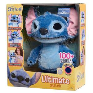 lot 41392 image: Disney Lilo & Stitch Ultimate Animatronic Plush Polyester Stuffed Character Doll, 14.75 Height DOES NOT WORK - Retail $90