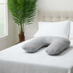 lot 41394 image: Allswell Wrap-Around Oversized Pillow  -Gray