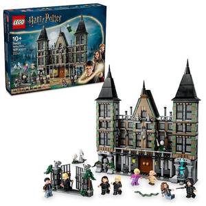 lot 42025 image: LEGO Harry Potter Malfoy Manor Building Toy - Harry Potter Toy for Boys & Girls  Ages 10 - Collectible Kids Toy for Fans - Includes 9 Minifigures - 76453 (See Details)- Retail $200