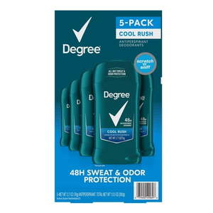 lot 42044 image: Degree Men Dry Anti-Perspirant Cool Rush (2.7 Ounce 4 Pack)