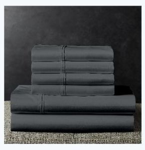 lot 42065 image: Members Mark 700-Thread-Count Hotel Premier Collection Egyptian Cotton Stripe Sheet Set, Assorted Sizes