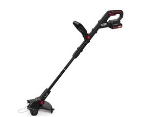 lot 42067 image: Hyper Tough 12 20V Brushless Cordless String Trimmer with 20V Max 2.0Ah Battery and Charging Cable - Retail $120
