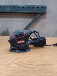 lot 42076 image: Hyper Tough 1.5 Amp Corded Detail Sander with Dust Bag  Vacuum Hose Adapter & 3 Sanding Sheets  New Condition