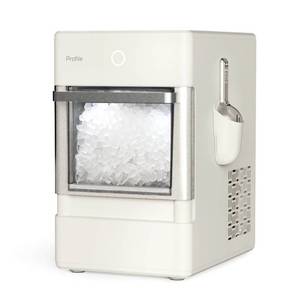 lot 37329 image: GE Profile Opal Nugget Ice Maker - Hearth & Hand with Magnolia Stainless Steel, Countertop, 34 lbs Daily Production - Retail $500