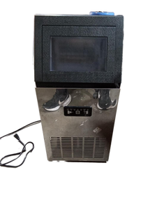 lot 40315 image: TYLZA Commercial Ice Maker Stainless Steel KM40FT - Retail $650