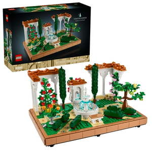 lot 40319 image: LEGO Icons Fountain Garden Building Set - DIY Kit for Adults  Ages 18 - Retail $100