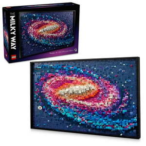 lot 40329 image: LEGO Art The Milky Way Galaxy Wall Art Decor Set 31212 - retail $199