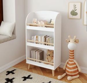 lot 40331 image: Your Zone Bookshelf White TF14040 (NOT EXACT WITH STOCK PHOTO)
