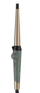 lot 41395 image: REMINGTON Botanicals Collection �-1 Tapered Curling Wand with Plant-Based Micro-Conditioners and Grip-Tech Technology, Green