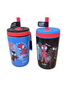 lot 41411 image: Zak Spider-Man Water Bottles Set of 2