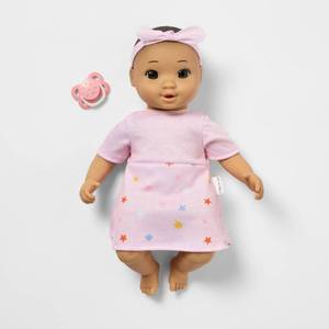 lot 42122 image: 14 Girl Baby Doll - Black Hair  Brown Eyes - Gigglescape