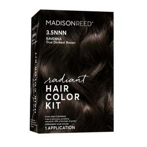 lot 42126 image: Madison Reed Radiant Permanent Hair Color Kit  Ravenna (3.5NNN)  True Darkest Brown  8-Piece Kit
