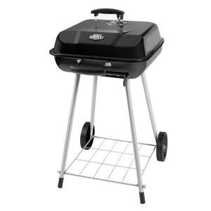 lot 42127 image: Expert Grill Charcoal Grill  17.5 Inch Charcoal Grill with Wheels  Black