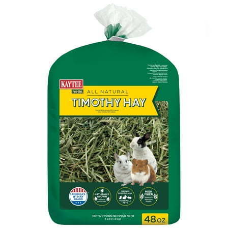 lot 38783 image: Kaytee Forti-Diet All Natural Timothy Hay 48 ounce EXPIRATION DATE UNKNOWN