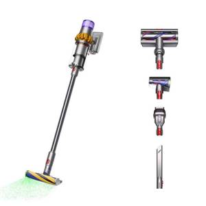 Dyson V15 Detect Cordless Stick Vacuum 10"Cleaning Path Yellow: Multi-Surface, Bagless, Lithium Ion Battery, 3 Speeds, Yellow - Retail: $850