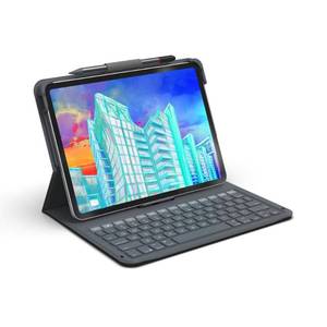 lot 37374 image: ZAGG iPad 10.9 Messenger Folio 2 Keyboard (Keyboard is missing the C button). - Retail $80