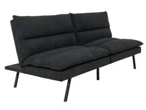 lot 37378 image: Mainstays Pillow Top Futon 71.25in, Charcoal - Retail $179