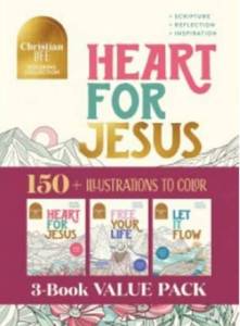 lot 37392 image: 3-Pack Heart for Jesus Christian Adult Coloring Books