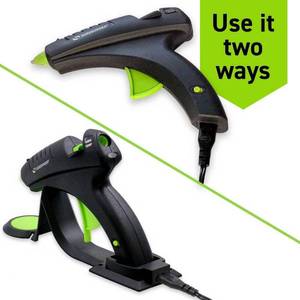 lot 40342 image: Surebonder High Temperature CordedCordless BlackGreen Full Size 60 Watt Hot Melt Glue Gun