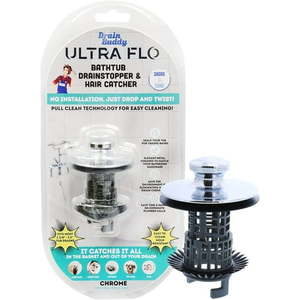lot 41485 image: Drain Buddy Ultra Flo Tub Chrome Metal Cap