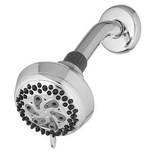 lot 41488 image: Waterpik 6-Mode Powerspray Fixed Mount Shower  Chrome 1.8 GPM VSA-623E
