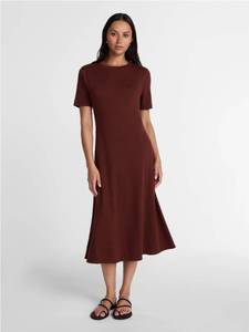 lot 41543 image: Time and Tru Womens and Womens Plus Seamed Cotton Midi Dress, Size Large