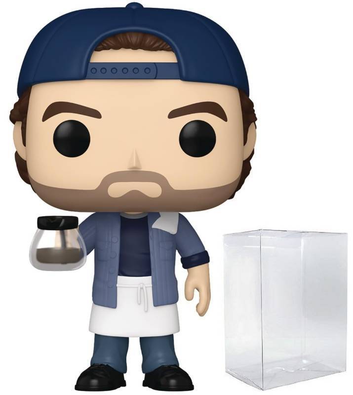 lot 14165 image: POP TV Gilmore 25th Anniversary - Luke Danes Funko Vinyl Figure (Bundled with Compatible Box Protector Case), Multicolored, 3.75 inches