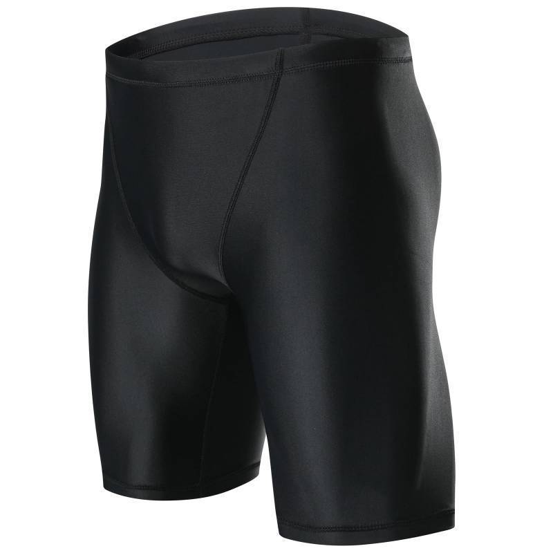 lot 4297 image: KGKE Mens-Swim-Jammers Athletic-Swimwear Quick-Dry-Shorts Durable-Team-Swimsuits - Drawstring Competition Swimming Soft UPF50(Black-WF, 4XL)