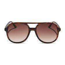 lot 4390 image: Brown Aviator Sunglasses with Gradient Lenses