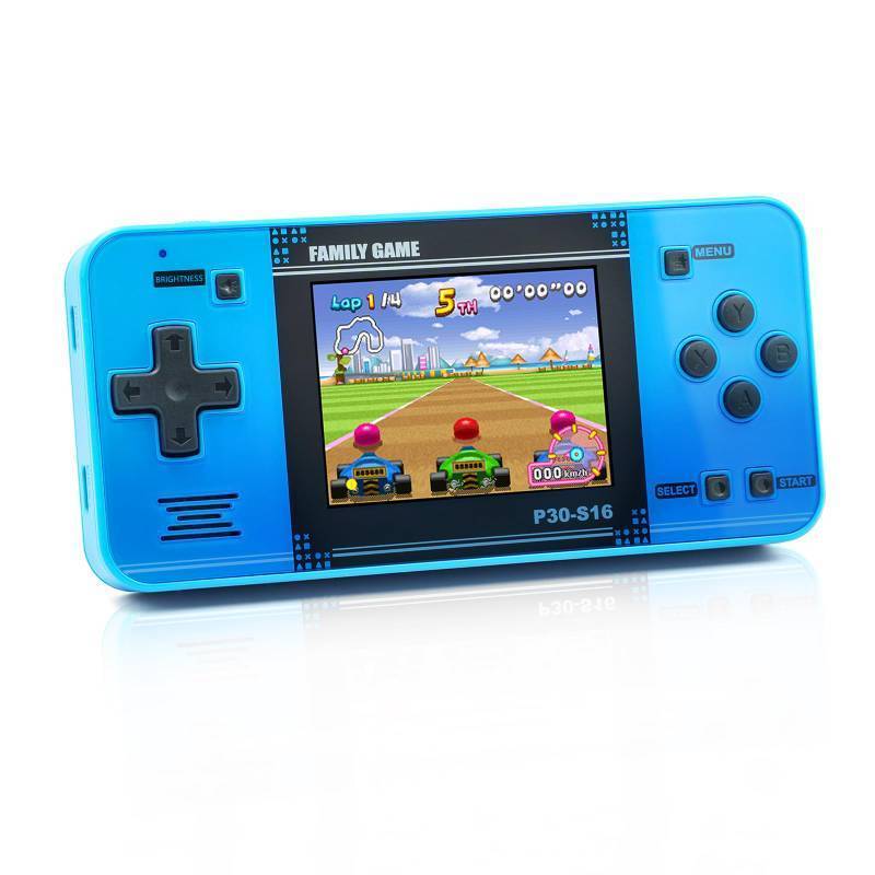 lot 14178 image: Handheld Game for Kids -Preloaded 220 Retro Video Games, Portable Gaming Player with Rechargeable Battery 3.0 LCD Screen, Mini Arcade Electronic Toy Gifts for Boys Girls (Blue)