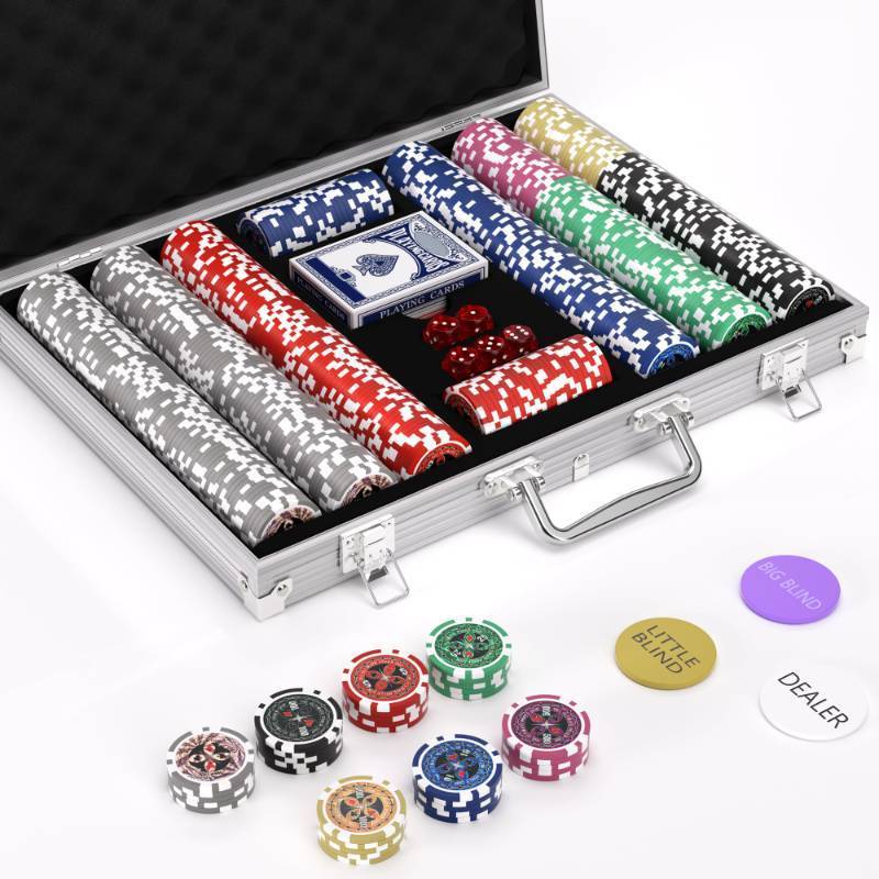lot 11017 image: Texas Holdem Poker Chips Set,500 Pcs Poker Set,Denomination Poker Chip Set With Numbered,Professional Composite Clay Casino Chips,Aluminum Case 11.5 Gram Gaming Chips for Texas Hold��em,Blackjack Game