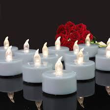 lot 4382 image: Battery Operated LED Tea Light Candles Set of 24
