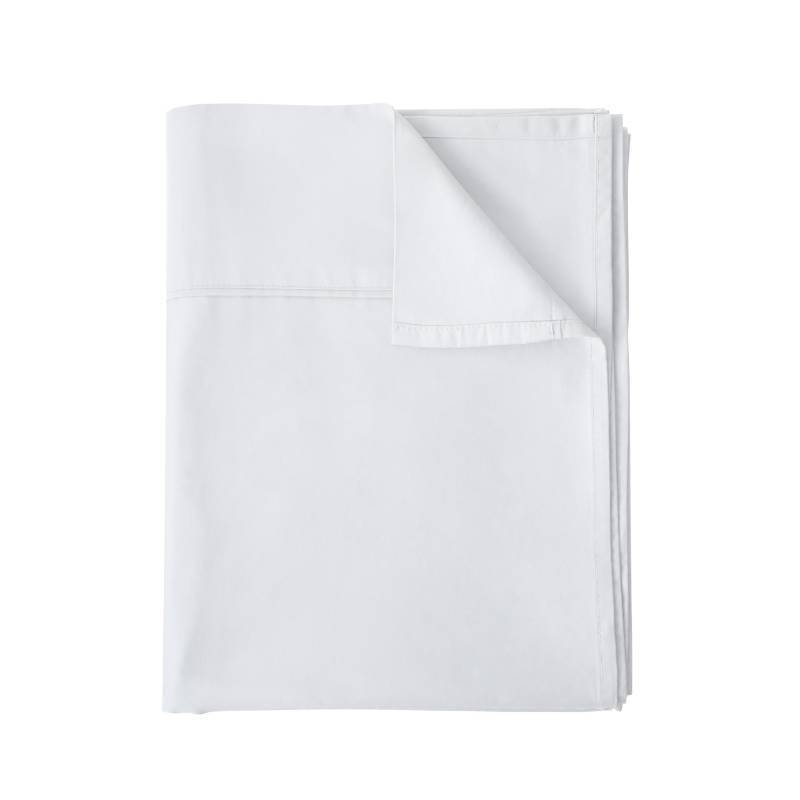 lot 14149 image: Flat Sheet Only King Size, 400 TC 100% Egyptian Cotton Flat Sheet - Wrinkle, Fade, Stain Resistant (White, King)