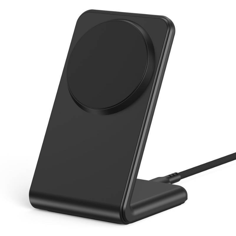 lot 14144 image: Mag.Safe Charger - iPhone Charger Stand, Fast Magnetic Wireless Charger for iPhone 171615141312 Series - Black