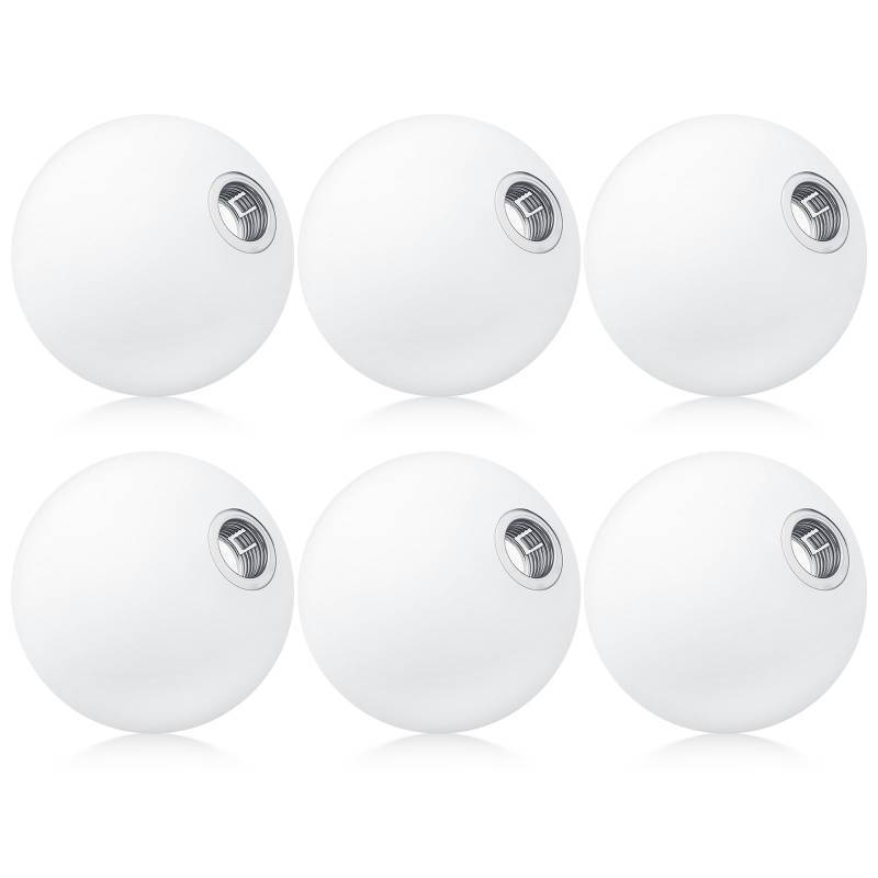 lot 19926 image: Retisee 6 Pcs Glass Globe Replacement for G9 Bulb Lighting Replacement Glass Lampshade 4 Inch Light Bulb Cover Light Fixtures, 0.8 Inch Fitter (Milky White)