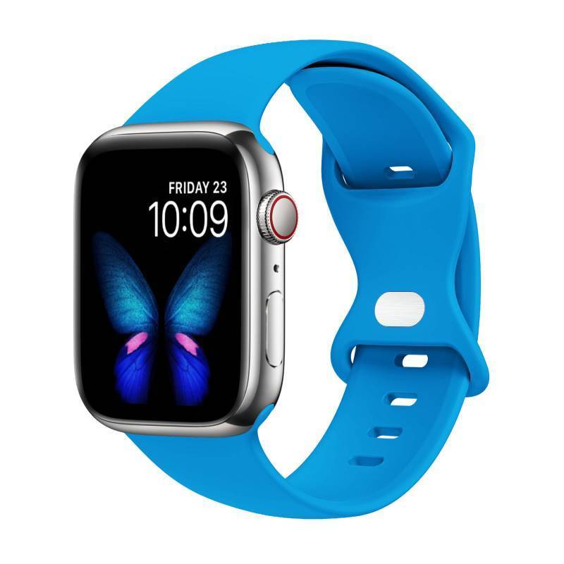 lot 4281 image: Tighesen Sport Bands Compatible with Apple Watch Ultra 321 49mm, Series 1110 4642mm, 987 4541mm, SE 654 4440mm, 321 4238mm SM ML for Women Men Silicone iWatch Band