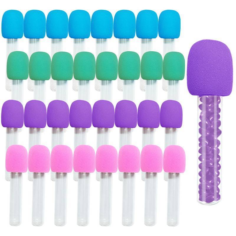 lot 4288 image: WETEPUXI Microphone Candy Tubes Colorful Fake Prop Microphone Plastic Microphone Shape Candy Tube (16)