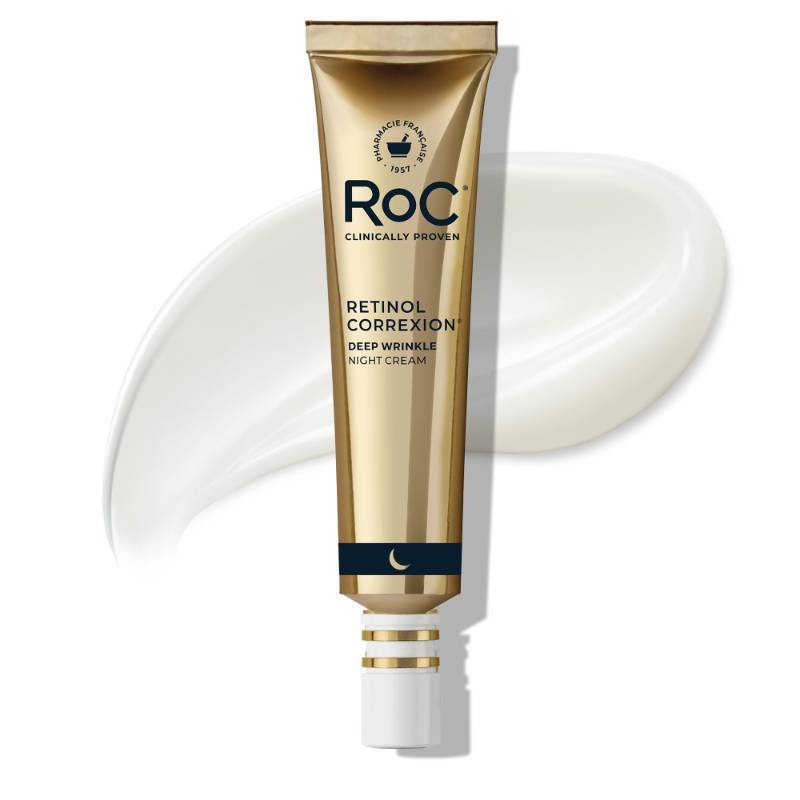 lot 6195 image: RoC Retinol Correxion Night Cream for Deep Wrinkles, Anti Aging Skincare Treatment Women and Men, 1.0 oz (Packaging May Vary)