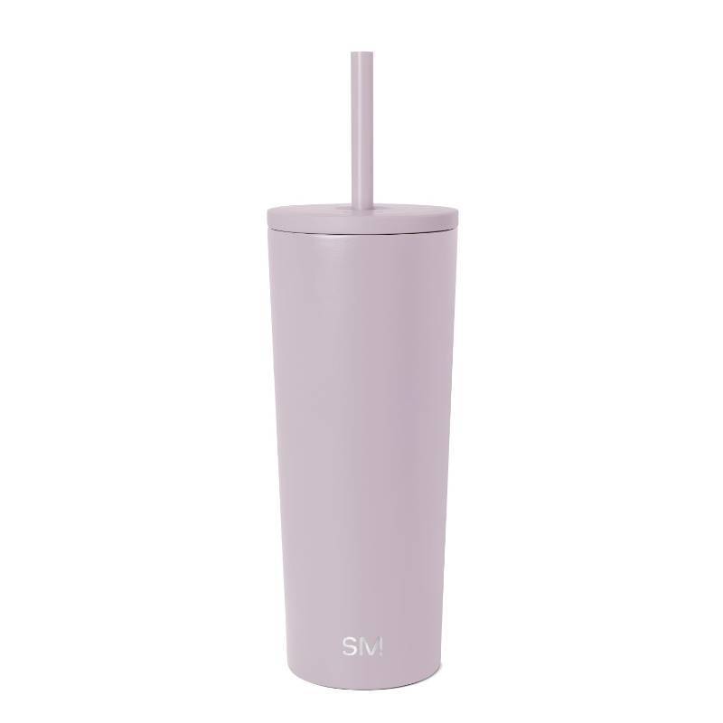 lot 6205 image: Simple Modern Classic Tumbler with Straw Lid  Insulated Iced Coffee Cup Reusable Stainless Steel Water Bottle Travel Mug  Gifts for Women Men Her Him  24oz  Lavender Mist
