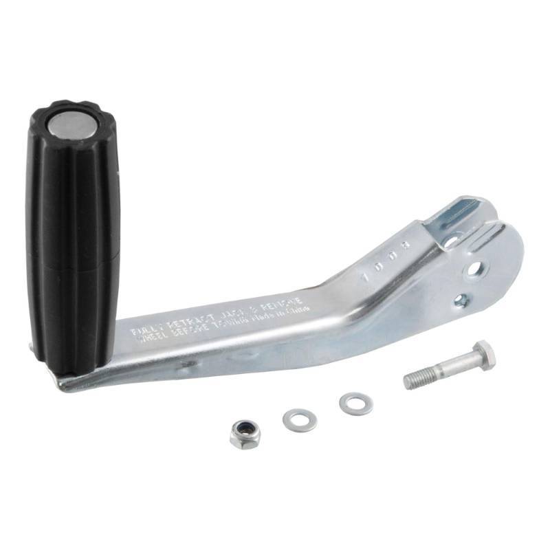 lot 12154 image: CURT 28921 Replacement A-Frame Jack Handle for #28200, #28202, #28203 or #28250, SILVER BLACK
