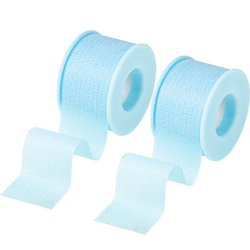 lot 12229 image: Nuanchu 2 Rolls Silicone Tape Blue Reusable Adhesive Waterproof Silicone Tape(1 Inch x 3.9 Yards)