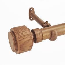 lot 1876 image: Brown curtain rods buildable