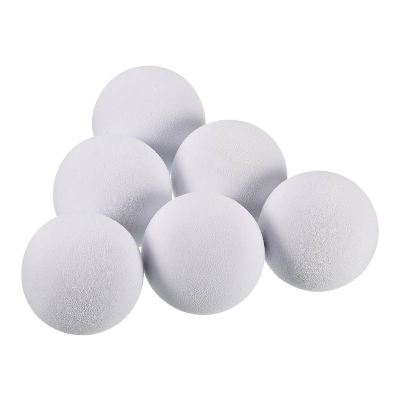 lot 4379 image: M METERXITY 10 Pack Golf Foam Balls - EVA Sponge Limited Flight Training Balls, Light & Soft, Apply to Indoor TrainingHitting Mat (42mm, White)