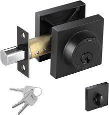 lot 19991 image: Deadbolt Lock Set with Keys and Hardware