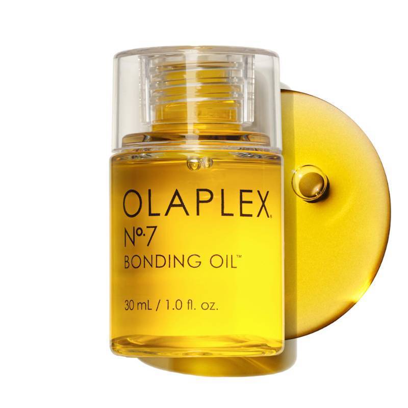 lot 10173 image: Olaplex No. 7 Bonding Oil, Concentrated High Shine Oil, Heat Protectant, Visibly Smooths & Softens Hair, Added Color Vibrancy, Up to 72 Hour Frizz Control, For All Hair Types, 1 fl oz