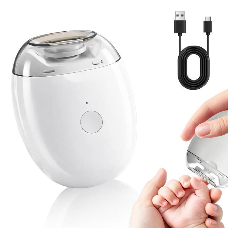 lot 18420 image: Electric Nail Clipper, 2026 NEW Portable 3 in 1 Electric Nail Clippers with LED Light & 3 Speeds, 360° Silent Auto Fingernail Cutter