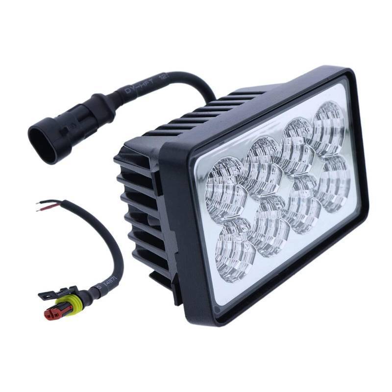 lot 18027 image: 40W LED Work Light Headlight for John Deere Skid Steer 240, 250, 260, 270, CaseIH 410, 420, 430, 435, 440, 445, 450, 465, Fit for New Holland Skid Steer C175, C185, C190, L120, L125, L140, L150
