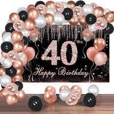 lot 18039 image: 40birthday kit with balloons and banner