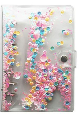 lot 4401 image: KYAIGUO A6 Binder Refillable Notebook Shell Clear Soft Pvc